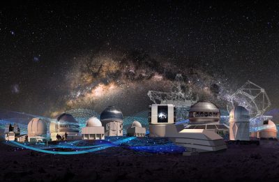 Fotografická expedice za tmavým nebem nad největšími dalekohledy světa: Zdroj: NOIRLab.