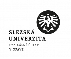 Logo Fyzikálního ústavu v Opavě - černobílé