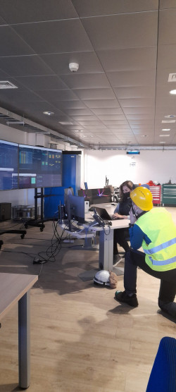 Fotografování teleskopu Vera C. Rubin na Cerro Pachón. Foto: Leonor Opazo. Fotografování teleskopu Vera C. Rubin na Cerro Pachón. Foto: Leonor Opazo.