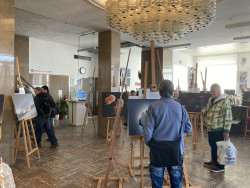 Z vernisáže výstavy "Třicetrkát v NASA". Foto: Europe Direct Pardubice. Z vernisáže výstavy "Třicetrkát v NASA". Foto: Europe Direct Pardubice.