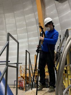 Z fotografování instrumentů observatoře Cerro Tololo. Foto: Juan Seguel. Z fotografování instrumentů observatoře Cerro Tololo. Foto: Juan Seguel.
