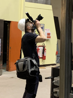 Z fotografování instrumentů observatoře Cerro Tololo. Foto: Juan Seguel. Z fotografování instrumentů observatoře Cerro Tololo. Foto: Juan Seguel.