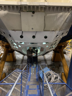 Z fotografování instrumentů observatoře Cerro Tololo. Foto: Juan Seguel. Z fotografování instrumentů observatoře Cerro Tololo. Foto: Juan Seguel.