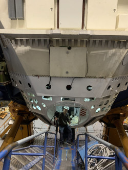 Z fotografování instrumentů observatoře Cerro Tololo. Foto: Juan Seguel. Z fotografování instrumentů observatoře Cerro Tololo. Foto: Juan Seguel.