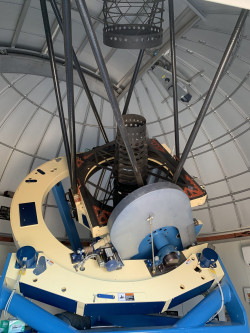 Z fotografování instrumentů observatoře Cerro Tololo. Foto: Juan Seguel. Z fotografování instrumentů observatoře Cerro Tololo. Foto: Juan Seguel.