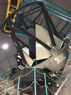 Z focení dalekohledu SOAR. Foto: Manuel Paredes. Z focení dalekohledu SOAR. Foto: Manuel Paredes.