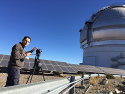 Fotografování Gemini South. Foto: Manuel Paredes. Fotografování Gemini South. Foto: Manuel Paredes.