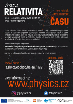 Výstava "Relativita času" - plakát Výstava "Relativita času" - plakát