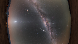 Maximum roje Eta-Aquaridy 2022. Foto: Petr Horálek/FÚ v Opavě. Maximum roje Eta-Aquaridy 2022. Foto: Petr Horálek/FÚ v Opavě.