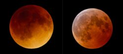 Porovnání měsíčních zatmění 2022 z observatoří NOIRLab - bez popisků. Autor: KPNO/NOIRLab/NSF/AURA/J. Kujal, P. Horálek (Institute of Physics in Opava). Porovnání měsíčních zatmění 2022 z observatoří NOIRLab - bez popisků. Autor: KPNO/NOIRLab/NSF/AURA/J. Kujal, P. Horálek (Institute of Physics in Opava).