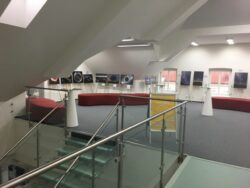 Výstava Třicetkrát v NASA ve foyer Unisféry. Foto: FÚ v Opavě. Výstava Třicetkrát v NASA ve foyer Unisféry. Foto: FÚ v Opavě.