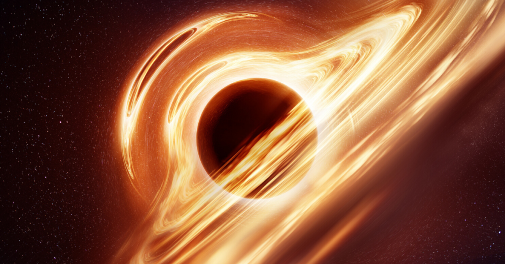 Umělecká představa černí díry. Autor: SolarSeven.