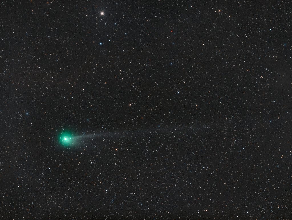 Kometa 12P/Pons-Brooks 2. února 2024. Foto: Gerald Rhemann/www.astrostudio.at