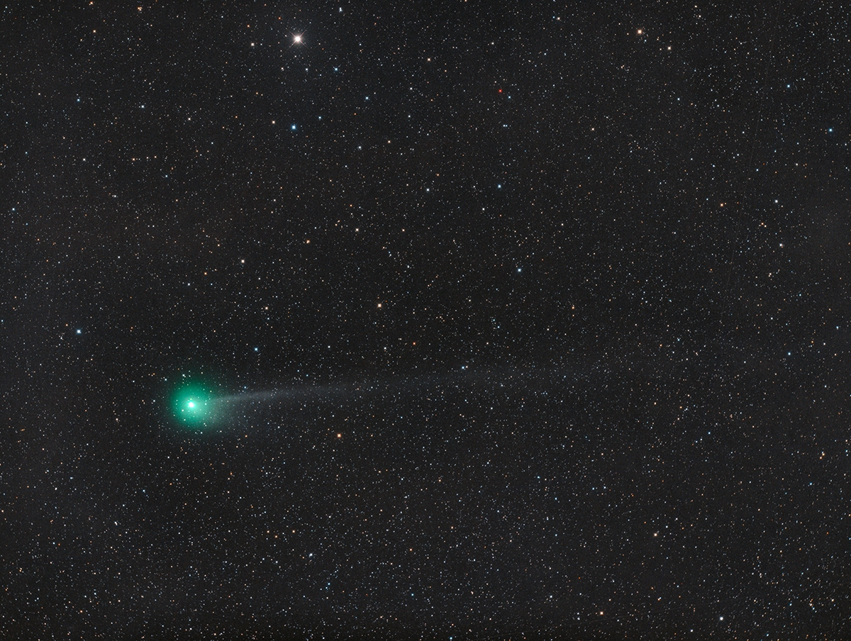 Kometa 12P/Pons-Brooks 2. února 2024. Foto: Gerald Rhemann/www.astrostudio.at