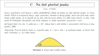 Ukázka netradičního zadání jedné z teoretických úloh. Zdroj: David Němec/FÚ v Opavě.