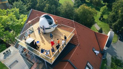 Observatoř WHOO! na Fyzikálním ústavu v Opavě. Foto: Ondřej Smékal/FÚ v Opavě.