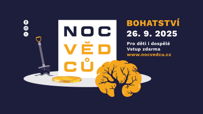 Téma Noci vědců 2025 je „bohatství“. Zdroj: NocVedcu.cz