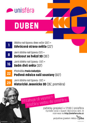 Program v Unosféře v dubnu 2026