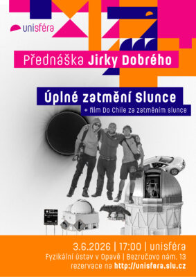 Přednáška v Unisféře 3. června 2026