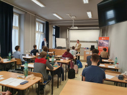 Jarní opavské finále Astronomické olympiády v kategorii AB v Opavě. Foto: Lucie Dospivová/FÚ v Opavě.