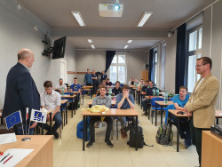Jarní opavské finále Astronomické olympiády 2023 v kategorii AB v Opavě. Foto: Lucie Dospivová/FÚ v Opavě.