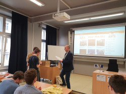 Jarní opavské finále Astronomické olympiády 2023 v kategorii AB v Opavě. Foto: Lucie Dospivová/FÚ v Opavě.