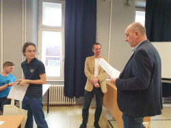 Jarní opavské finále Astronomické olympiády 2023 v kategorii AB v Opavě. Foto: Lucie Dospivová/FÚ v Opavě.