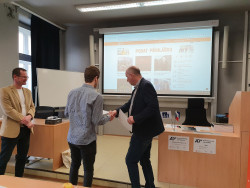 Jarní opavské finále Astronomické olympiády 2023 v kategorii AB v Opavě. Foto: Lucie Dospivová/FÚ v Opavě.